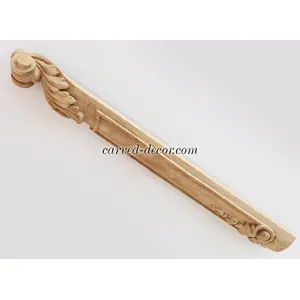 MN-065 Baroque antique end table legs with acanthus leaf