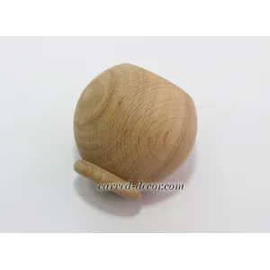 MN-024 Bun feet for furniture hardwood flat platform onion shape