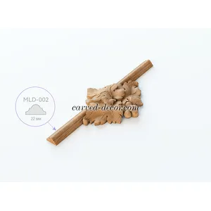 center onlay for moulding decoration oak