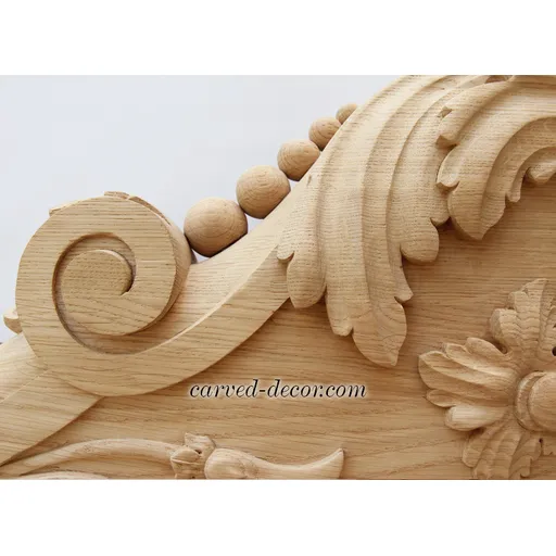 Oak stairs baluster, Right - 2