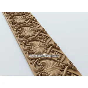 Wide large fancy palmette moulding