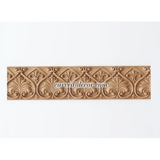 Wide fancy palmette moulding Antique style