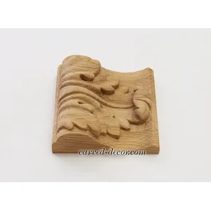 wooden small decorative flower corbel victorian style