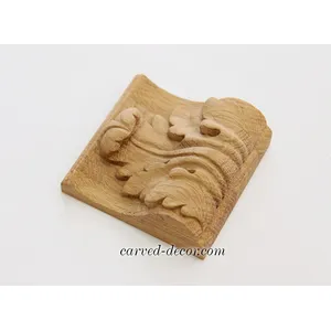 wooden small decorative flower corbel victorian style