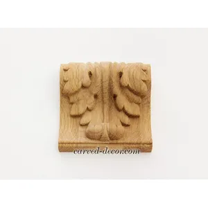 wooden small decorative flower corbel victorian style