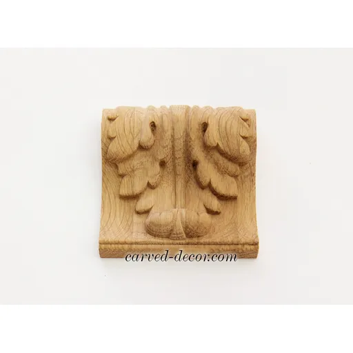 wooden small decorative flower corbel victorian style