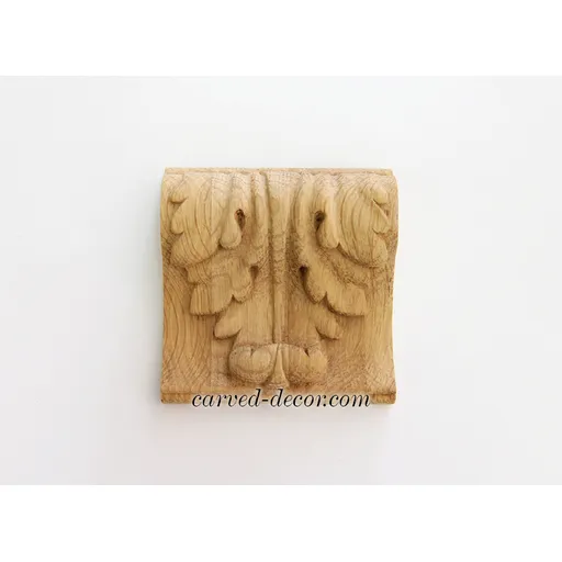wooden small decorative flower corbel victorian style