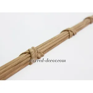 Oak Reed and ribbon moulding for staircases
