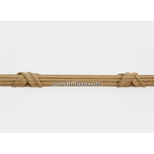 reed and ribbon moulding for staircases French Country