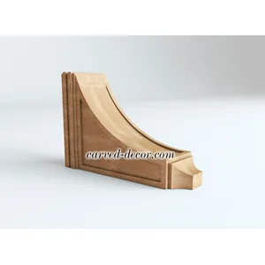 wooden large architectural bracket mission style
