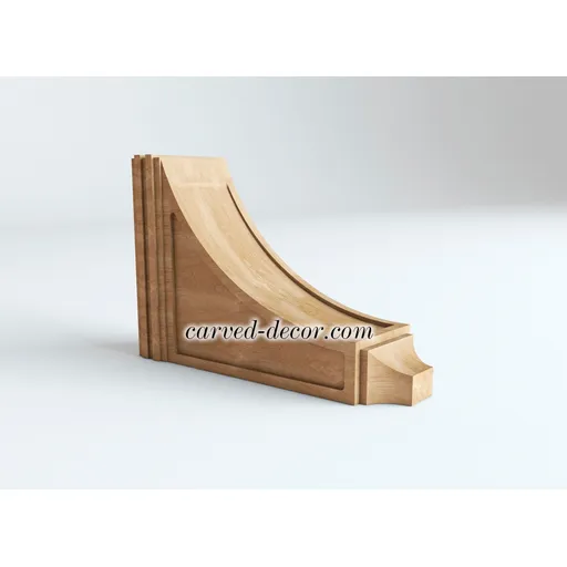 wooden large architectural bracket mission style
