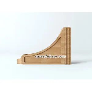 wooden large architectural bracket mission style