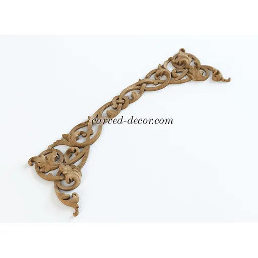 Carved Wooden Arched Pediment
