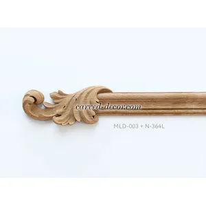MLD-003 Decorative Classic relief oak moulding - 3