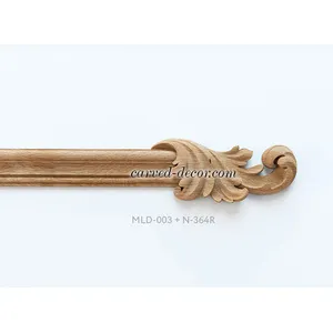 MLD-003 Decorative relief beech moulding - 3