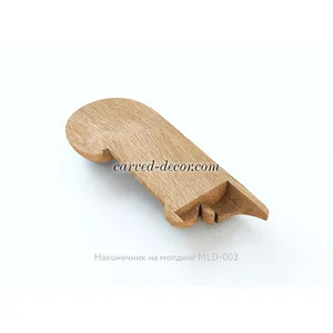 oak small acanthus onlay for moulding