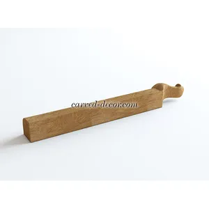 Massive unusual table legs with curved tip