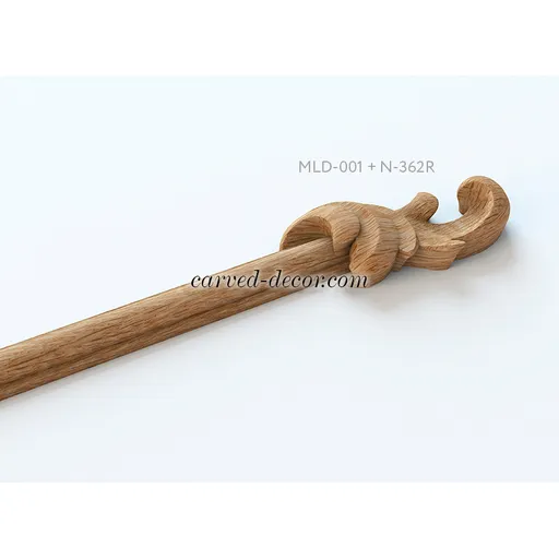 Classis wall panel molding natural wood - 1