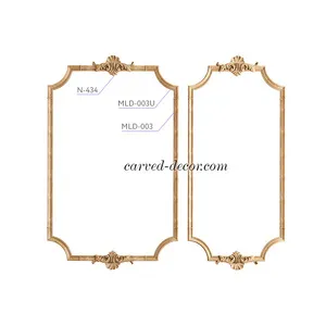 center onlay for moulding from oak
