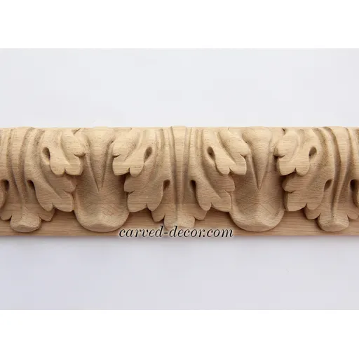 Acanthus leaf carved mouldings from oak