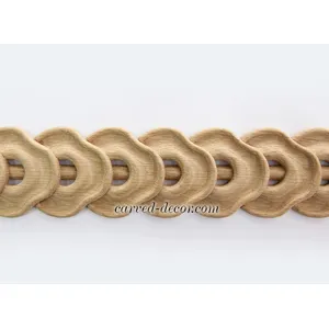 Pierced coin moulding hardwood