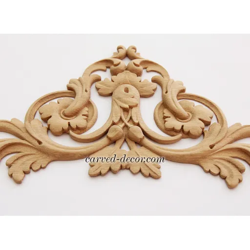 N-135.1 medium corner wood carving applique victorian style