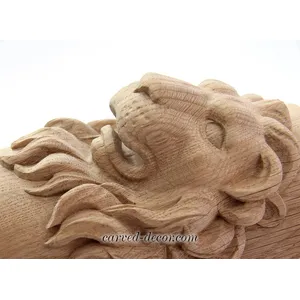 Table legs with lion paw and head