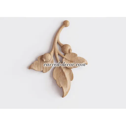 small corner artistic leaf beech applique classical style