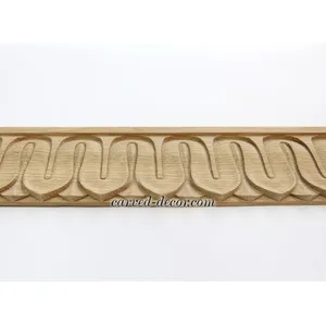Mouldings with leaves neoclassical for cornises beech