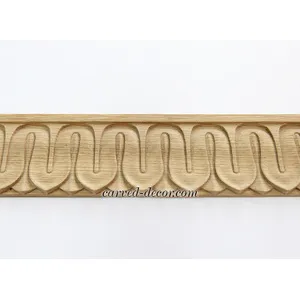 Beech mouldings with leaves neoclassical for cornises