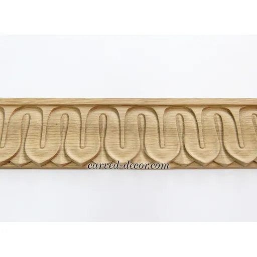 Beech mouldings with leaves neoclassical for cornises