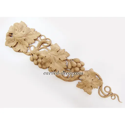 Tuscan Grapevine Wooden Pendant Applique