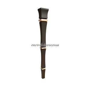 wood Large unique table legs segmented 