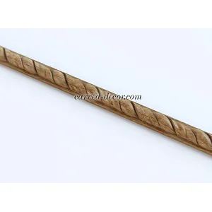 K-075 custom twisted rope moulding from oak and beech