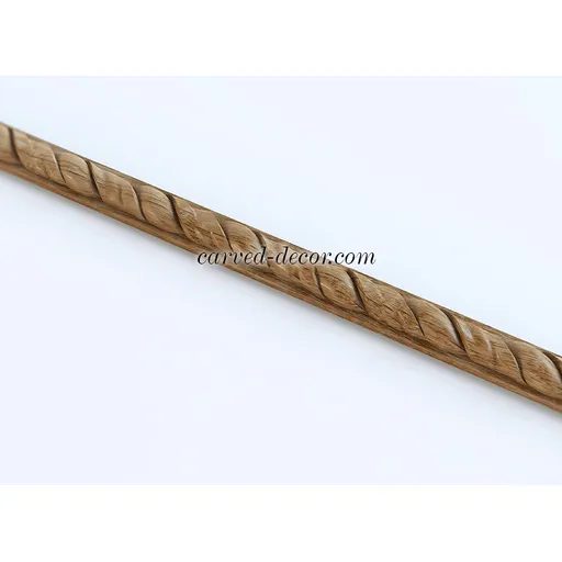 K-075 custom twisted rope moulding from oak and beech