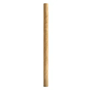 Round wood stair balusters minimalist design