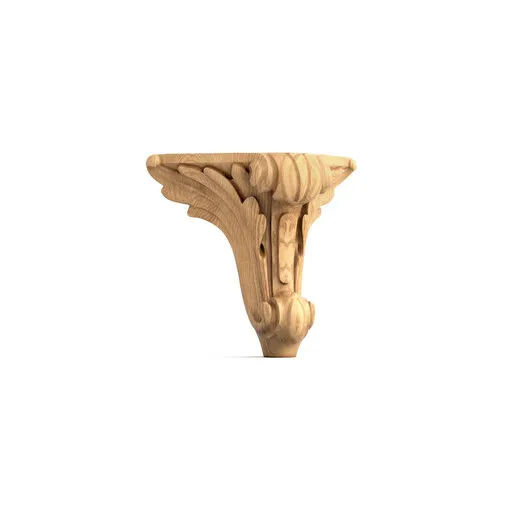Bracket feet with acanthus leaf