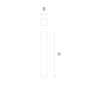 Square wooden block feet for furniture for tables. chairs